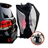 Formosa Covers Bike Cover for Car, Truck, RV, SUV Transport on Rack - Protection While You Roadtrip or Perfect for Home Storage, Reflectors (Dual (2 Bikes))
