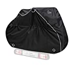 Transportation Bike Cover XL Fitted for 2 Bikes - Waterproof Travel Bicycle Cover - Heavy Duty Ripstop Material - Offers Constant Protection For All Bicycles On Or Off The Rack