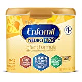 Enfamil NeuroPro Baby Formula, Triple Prebiotic Immune Blend with 2'FL HMO & Expert Recommended Omega-3 DHA, Inspired by Breast Milk, Non-GMO, Reusable Tub, 20.7 Oz (Packaging May Vary)