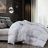 Down Alternative Comforter All Season Duvet Insert(Stripe, Queen)-Ultra Soft Double Brushed Microfiber Quilt Cover, Baffled Box Stitched with Corner Tabs