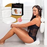 Kalma Bath Pillow and Seat Cushion Full Body Bathtub Pillow, 2 Piece Bath Pillows for Tub, Bathtub Accessories Comfortable & Soft with Non-Slip Suction Cups, Spa Pillow with Bath Sponge, Fits Any Tub