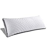 Oubonun Premium Adjustable Loft Quilted Body Pillows - Firm and Fluffy Pillow - Quality Plush Pillow - Down Alternative Pillow - Head Support Pillow - 21'x54'.