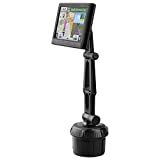 GPS Car Mount Cup Holder with Adjustable Arm for Garmin - Replacement GPS Cupholder Ball Mount for Garmin Nuvi Dezl Drive Drivesmart Zumo Driveassist DriveLuxe StreetPilot RV Portable Navigator