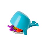Boon CHOMP Toddler Sensory Bath Tub Whale Toy for Kids Aged 10 Months and Up, Aqua , 4.5x3x10 Inch (Pack of 1)