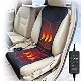 REVIX Seat Cover PU Leather Seat Warm Cushion Sitting Pad in Winter