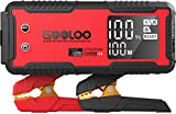 GOOLOO GT4000S Jump Starter 4000 Amp Car Starter 100W Two-Way Fast-Charging Portable Car Battery Charger Booster Pack for 10L Diesel and 12L Gas Engines, SuperSafe 26800mAh Jump Box for 12V Vehicles