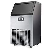hOmeLabs Freestanding Commercial Ice Maker Machine - Makes 99 Pounds Ice in 24 hrs with 29 Pounds Storage Capacity - Ideal for Restaurants, Bars, Homes and Offices - Includes Scoop and Connection Hose