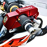 ToolWRX Motorcycle Lock – Heavy Duty Anti Theft Grip-Lock – Security for Throttle & Handlebar – Locks Front Brake & Clutch on Dirt Bike Moped Scooter Motorbike & ATV (Includes Lever Protector)