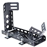 New Adjustable 3000 lbs Weight Capacity Motorcycle Wheel Stop Chock for 14'-22' Wheels w/Mounting Kit Steel Trailer Stand Stable Tubes Adjustable Holes Heavy Duty Motorcycle Stand Trailer