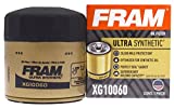 FRAM Ulta Synthetic Automotive Replacement Oil Filter, Designed for Synthetic Oil Changes Lasting up to 20k Miles, XG10060 with SureGrip (Pack of 1)