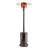 Patio Heater, 50,000 BTU Outdoor Patio Heater with Anti-tilt and Flame-out Protection System, Stainless Steel Burner, Easy Assembly, 18-Foot Diameter Heat Range,Commercial & Residential