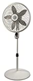 Lasko 1885 18' Cyclone Pedestal Fan with Remote Control, 18 inches White