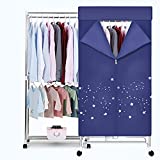 Clothes Dryer 1000W Portable Drying Rack 1.5 Meters Double layer Small Electric Wardrobe Home Apartments Travel RV Dryer Combo
