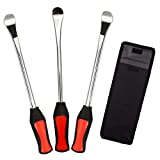 CHEINAUTO Tire Lever Tool Spoon 3pcs Motorcycle Bike Professional Tire Change Kit Bike Touring Set for Three with 1 Portable Bag
