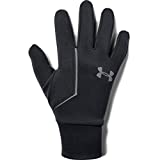 Under Armour Men's ColdGear Infrared Run Liner Gloves , Black (001)/Silver , Large