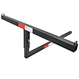 TAC 2' Truck Bed Trailer Hitch Mount Extender 500 LBS Capacity Utility Adjustable Universal Pick Up Extension Rack for Kayak Canoe Ladder Lumber Pipes Cargo Carrier Accessories with Pins