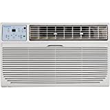KEYSTONE 12,000 BTU 115V Through-The-Wall Air Conditioner | Energy Star | Follow Me LCD Remote Control | Dehumidifier | Sleep Mode | 24H Timer | AC for Rooms up to 550 Sq. Ft. | KSTAT12-1C